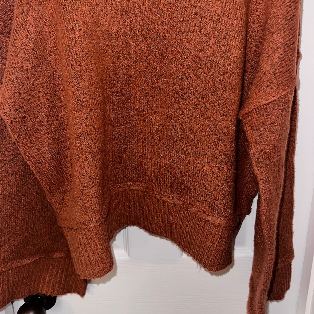 Double Zero Orange Cropped Sweater - image 5